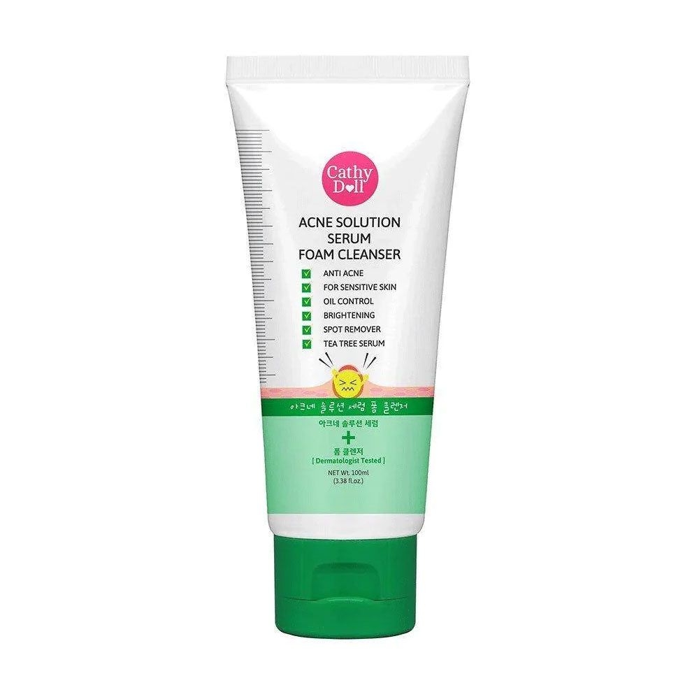 Cathy Doll Acne Solution Serum Foam Cleanser - 100ml