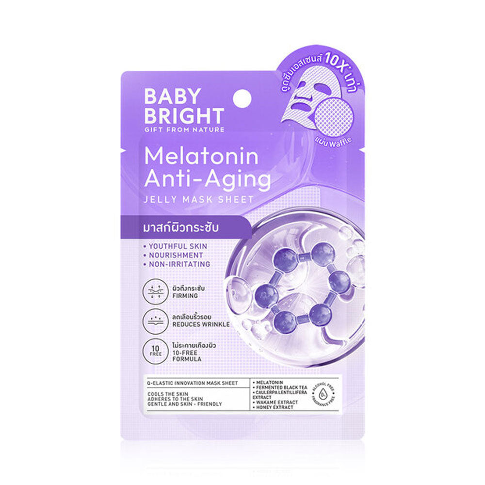 Baby Bright Melatonin Anti-Aging Jelly Mask Sheet - 25g
