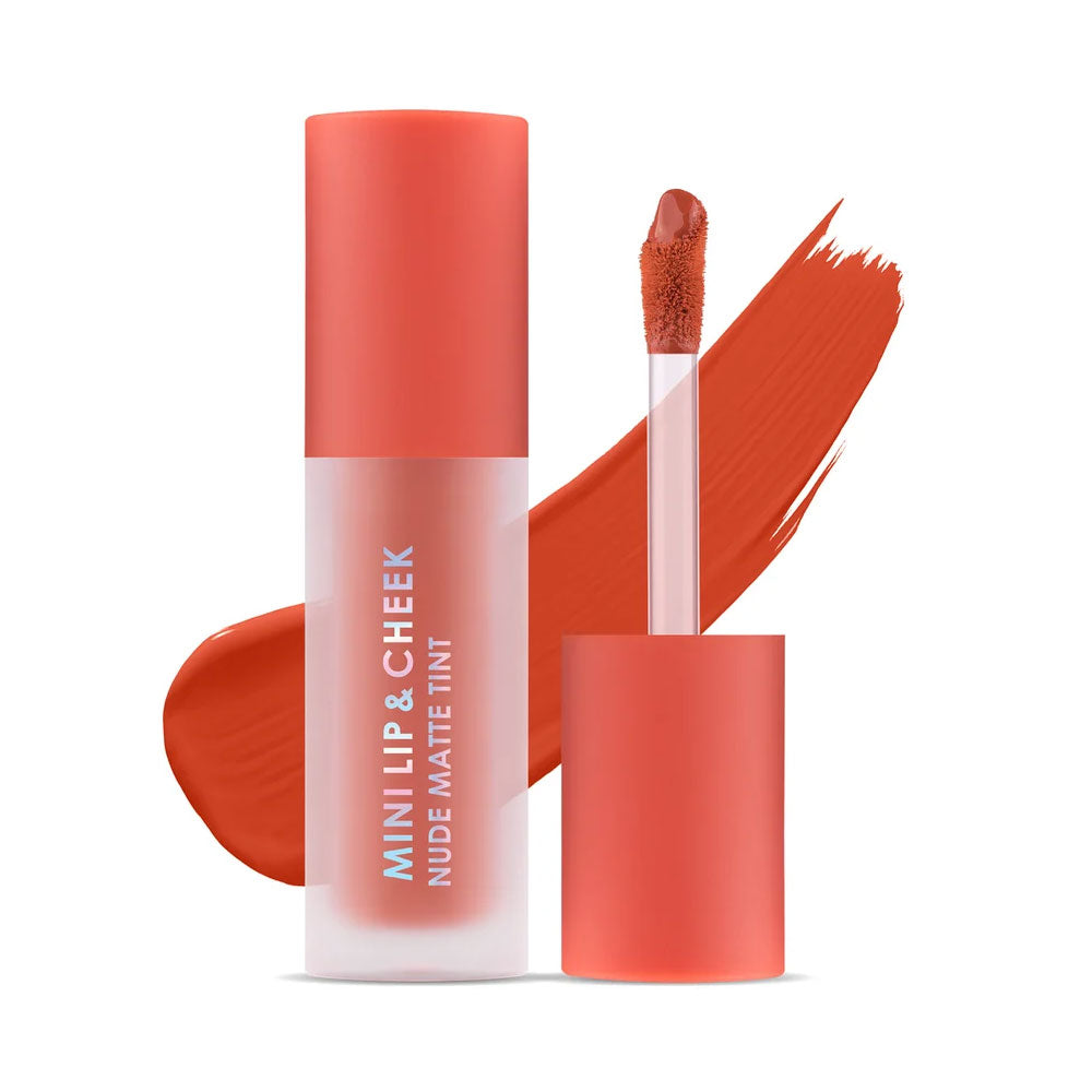 Cathy Doll Mini Lip & Cheek Nude Matte Tint #05 Twin Orange