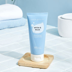 CutePress White & Moist Pure Origin Facial Foam - 120g