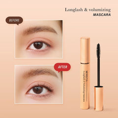 Merrezca Log Lash Volumizing Mascara - 6.5g (Black)
