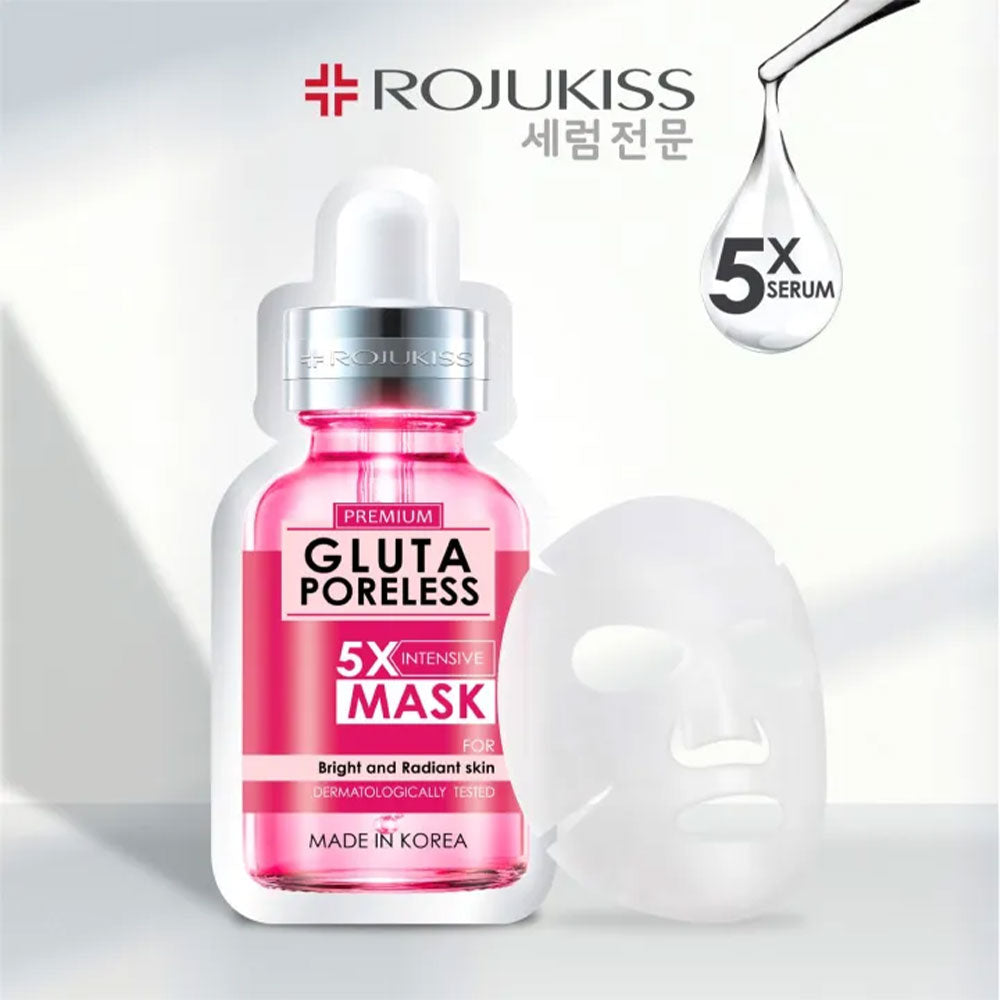 Rojukiss Gluta Poreless 5X Intensive Mask For Bright & Radiant Skin