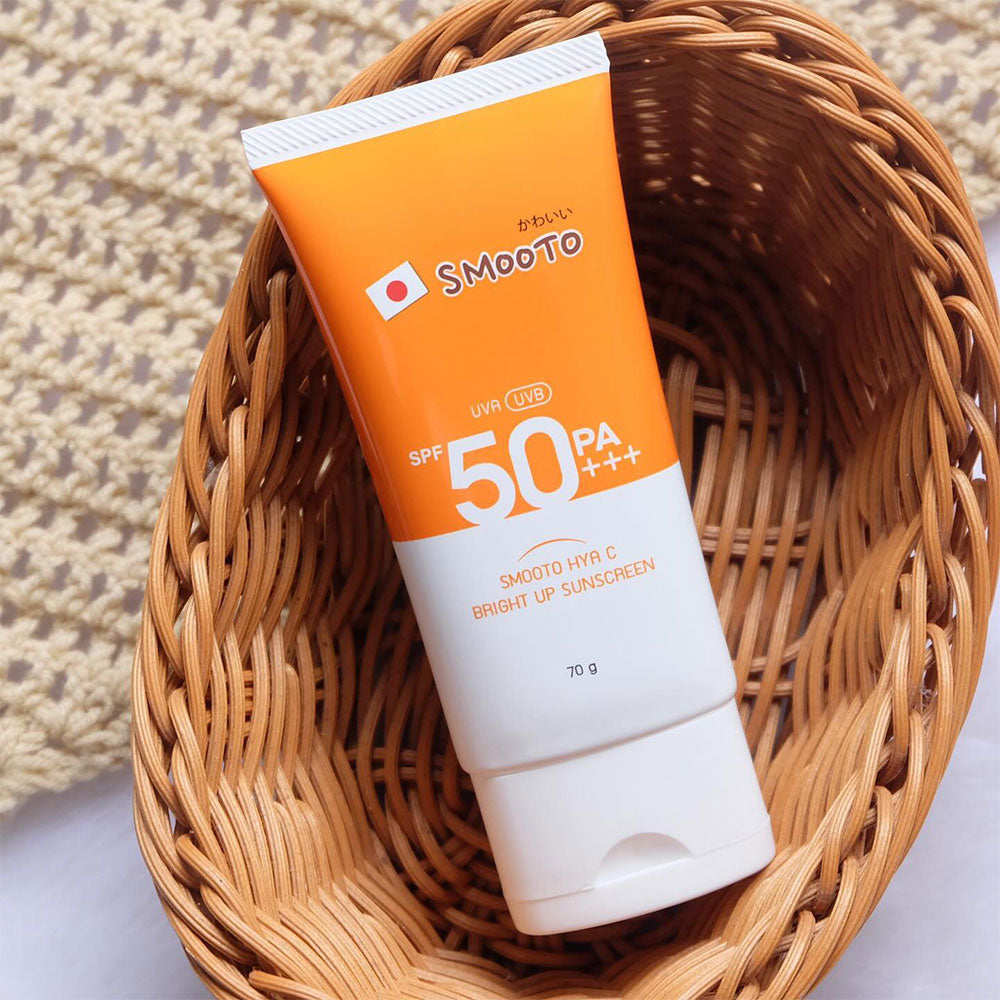 Smooto Hya C Bright-Up Sunscreen SPF 50+ P++++ (70g)