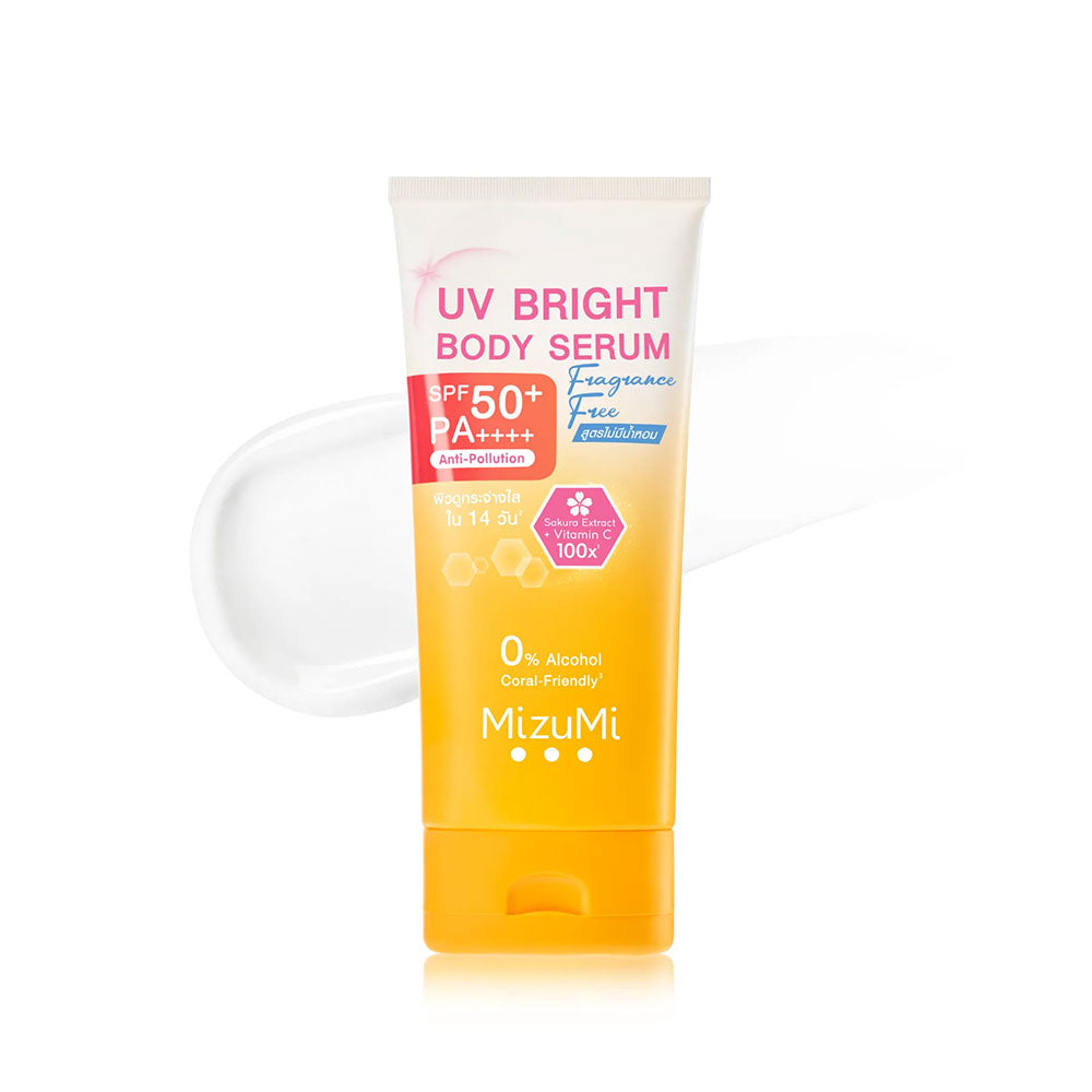 Mizumi UV Bright Body Serum Fragrance Free SPF50+ PA++++
